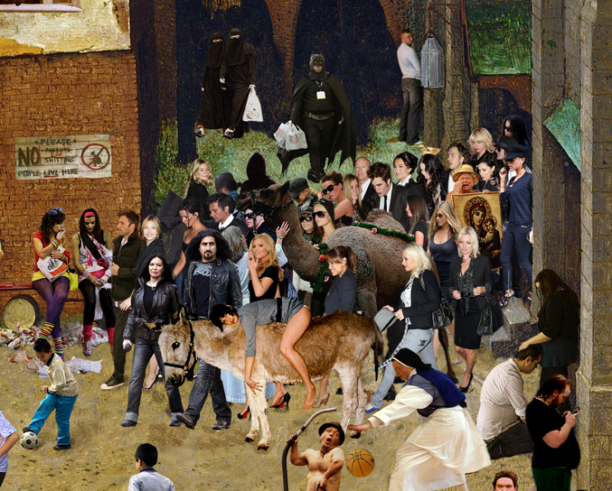 After "The Fight Between Carnival and Lent" (detail)