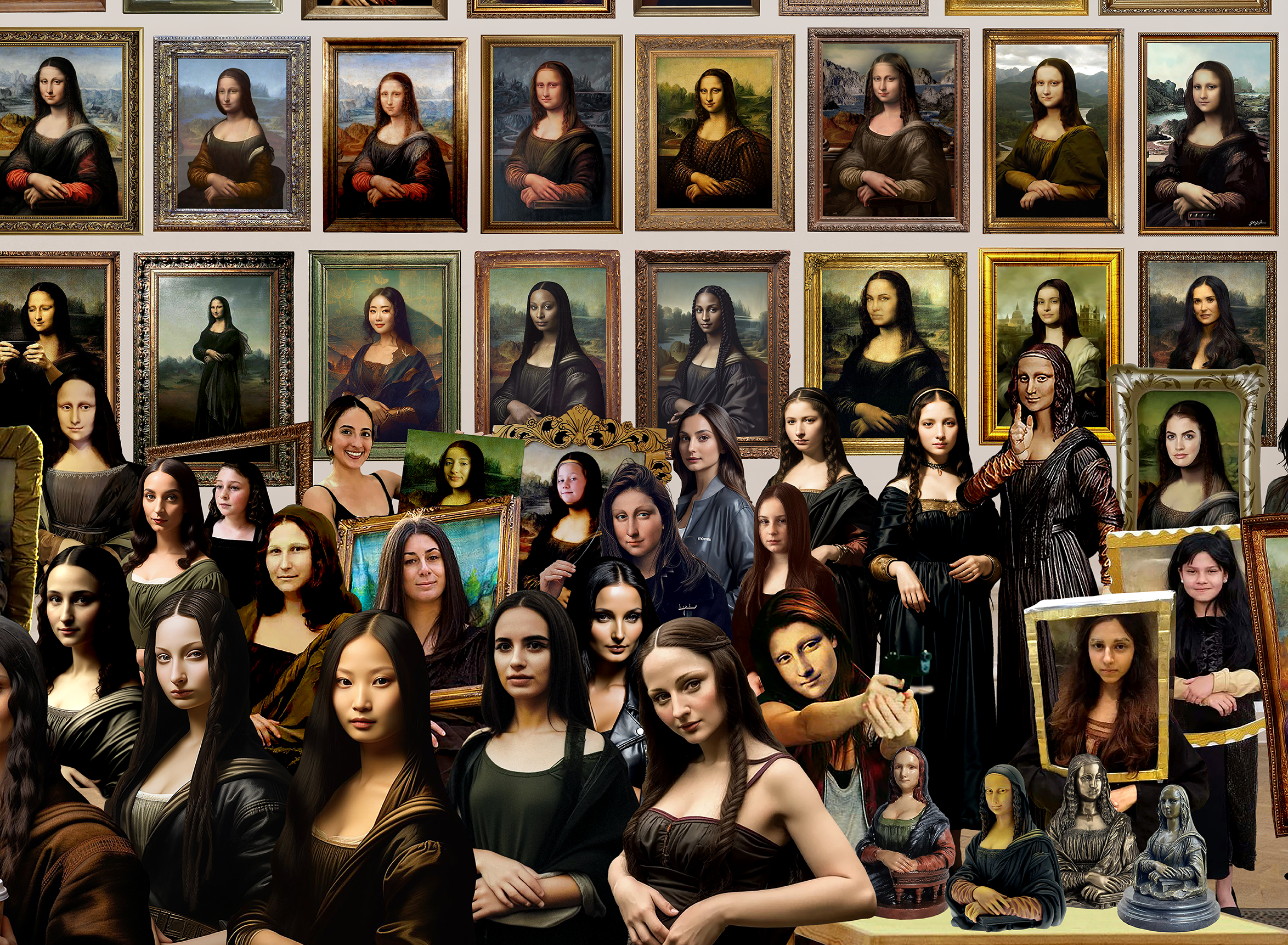 Mona Lisa Private View at the Royal Academy
