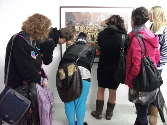Viewer at show