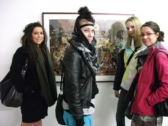 Viewer at show