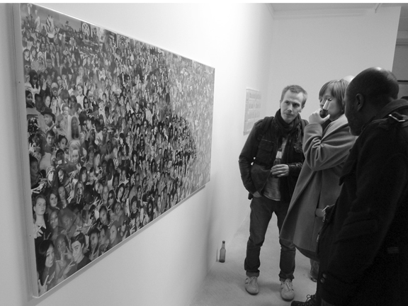 Viewer at show